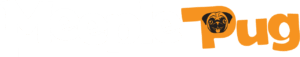 Meeple Pug White Logo